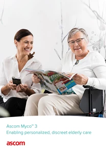 Ascom Myco™ 3 
Persontilpasset og diskret
velferdsteknologi