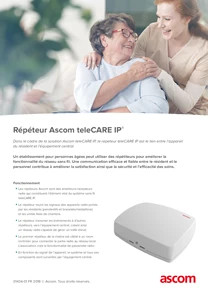 Répétiteur teleCARE IP Ascom